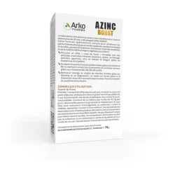 Azinc Boost effervescent Arkopharma - boite de 20 comprimés effervescents