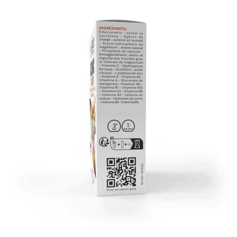 Azinc Forme et Vitalité Junior goût cola Arkopharma – 30 comprimés