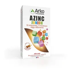 Azinc Forme et Vitalité Junior goût cola Arkopharma – 30 comprimés