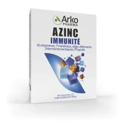 Azinc Immunité Arkopharma - boîte de 30 comprimés