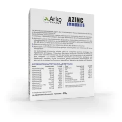 Azinc Immunité Arkopharma - boîte de 30 comprimés