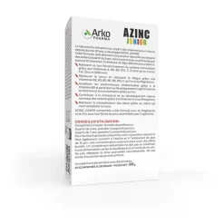 Azinc junior goût fraise Arkopharma - boîte de 30 comprimés