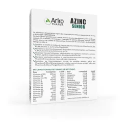 Azinc Senior Arkopharma - boite de 30 comprimés