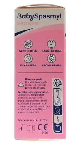 BabySpasmyl gouttes colique du nourrisson Mayoly Spindler – 30 ml