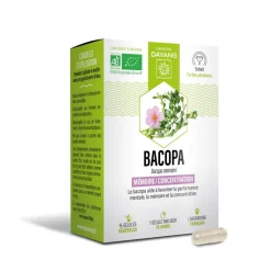 Bacopa Bio mémoire/concentration Dayang - boîte de 15 gélules végétales