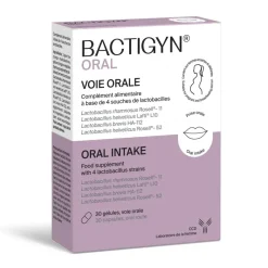 Bactigyn oral CCD - boîte de 30 gélules