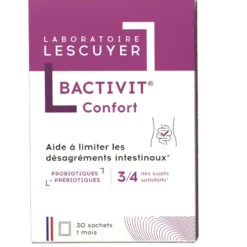 Bactivit confort désagréments intestinaux Lescuyer - boite de 15 sachets
