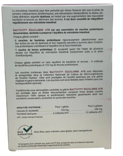 Bactivit équilibre ATB Lescuyer - boite de 20 gélules