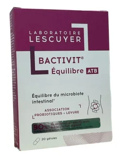 Bactivit équilibre ATB Lescuyer - boite de 20 gélules
