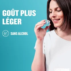 Bain de bouche Fraîcheur sans alcool goût plus léger Listerine - flacon de 500ml