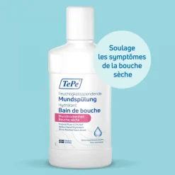 Bain de bouche hydratant bouche sèche TePe - flacon de 500ml