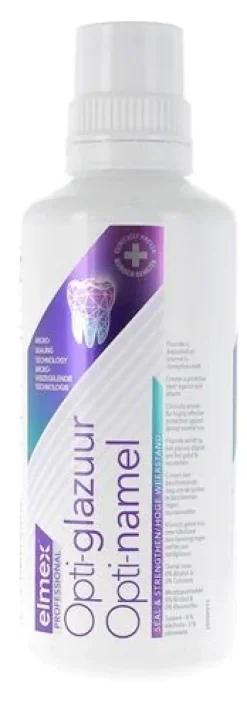 Bain de bouche Opti-émail professionel Elmex - flacon de 400 ml