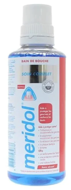 Bain de bouche Soin complet Meridol - flacon de 400ml