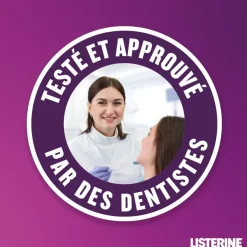 Bain de bouche Total Care goût menthe Listerine - flacon de 500ml