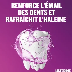 Bain de bouche Total Care goût menthe Listerine - flacon de 500ml