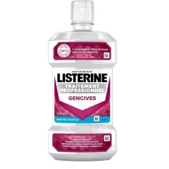 Bain de bouche traitement professionnel gencives Listerine – 500 ml