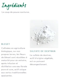 Bain d'hydratation nuit au bleuet bio Klorane - pot de 50 ml