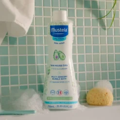 Bain mousse éveil Mustela bébé - flacon de 750 ml