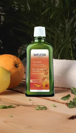 Bain récupération sportive à l'arnica Weleda - flacon de 200 ml