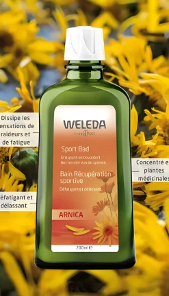 Bain récupération sportive à l'arnica Weleda - flacon de 200 ml