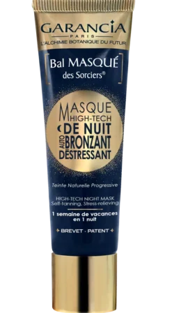 Bal masqué masque de nuit auto-bronzant déstressant Garancia - tube de 50 ml