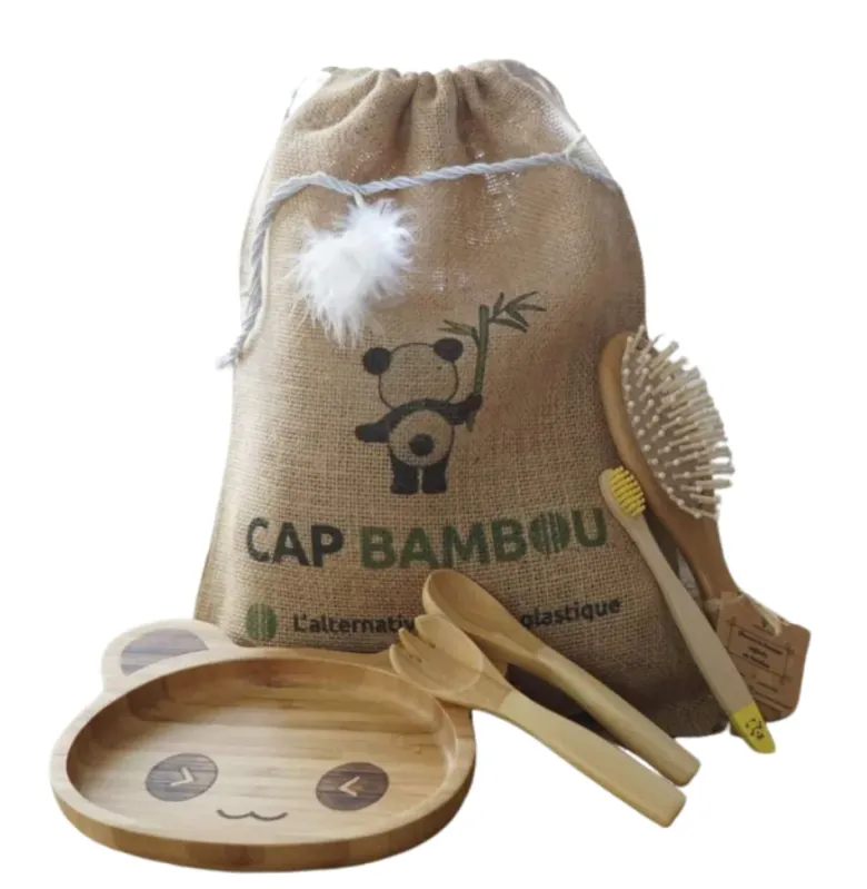 Bambin box Cap Bambou - coffret contenant 3 produits