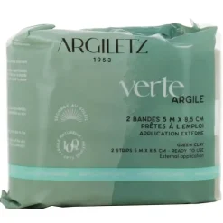 Bande argile verte prête à l'emploi Argiletz - 2 bandes de 5m x 8,5cm