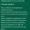 Bandelettes de cire froide à l'amande douce visage et zones sensibles Klorane - 6 doubles bandelettes
