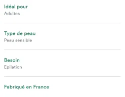 Bandelettes de cire froide à l'amande douce visage et zones sensibles Klorane - 6 doubles bandelettes