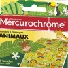 Bandes à découper animaux Mercurochrome - boite de 10 bandes de 10cm x 6cm
