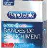 Bandes de blanchiment express Rapid white - 8 sachets de 2 bandes + 1 accélerateur + 1 dentifrice