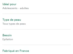 Bandes de cire froide à l'amande douce Klorane - 6 doubles bandes