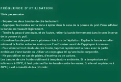 Bandes de cire froide à l'amande douce Klorane - 6 doubles bandes