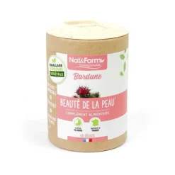 Bardane bio beauté de la peau Nat&Form - boite de 60 gélules