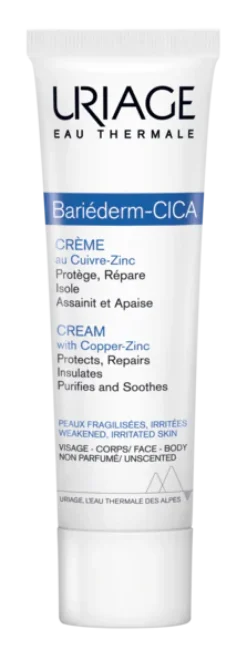Bariéderm Cica crème réparatrice au Cu-Zn Uriage