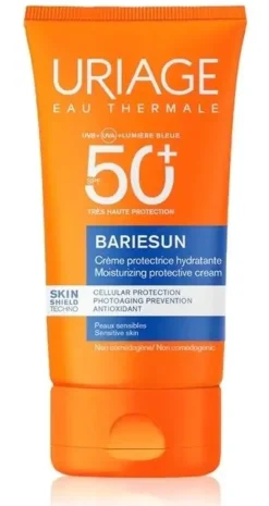 Bariésun crème protectrice hydratante SPF50+ sans parfum Uriage - tube de 50ml