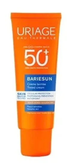 Bariésun Crème teintée dorée SPF50+ Uriage - tube de 50ml