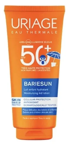 Bariésun lait enfant hydratant SPF50+ Uriage - tube de 100ml