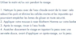 Basics line shaving foam Mousse de rasage Biotherm homme - flacon de 200 ml