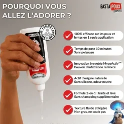 BastaPoux expert lotion traitante anti-poux et lentes PediAct