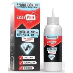 Bastapoux traitement express anti-poux et lentes PediAct - flacon de 100ml