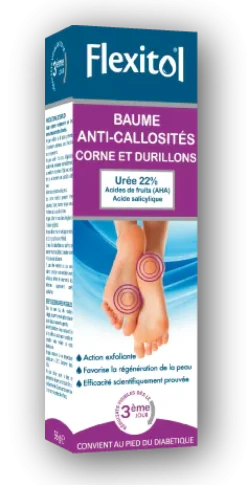 Baume Anti-Callosités Urée 22% Flexitol - tube de 56g