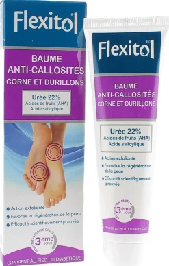 Baume Anti-Callosités Urée 22% Flexitol - tube de 56g