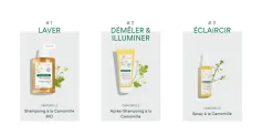 Baume après-shampooing à la camomille reflet blond Klorane - tube de 200 ml