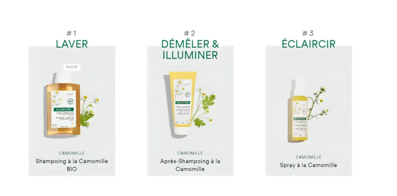 Baume après-shampooing à la camomille reflet blond Klorane - tube de 200 ml