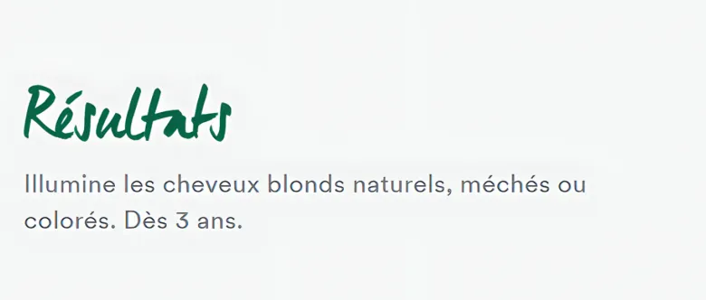 Baume après-shampooing à la camomille reflet blond Klorane - tube de 200 ml