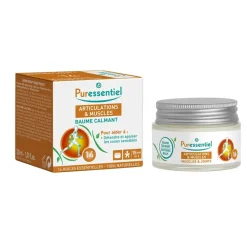 Baume calmant articulations et muscles Puressentiel - pot de 30ml