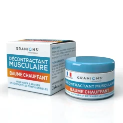 Baume chauffant décontractant musculaire Granions - baume de 27,5ml