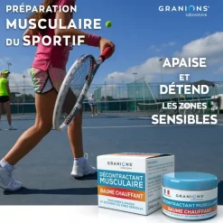 Baume chauffant décontractant musculaire Granions - baume de 27,5ml