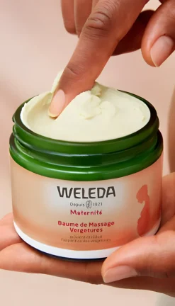 Baume de massage vergetures Weleda Maternité - pot de 150ml